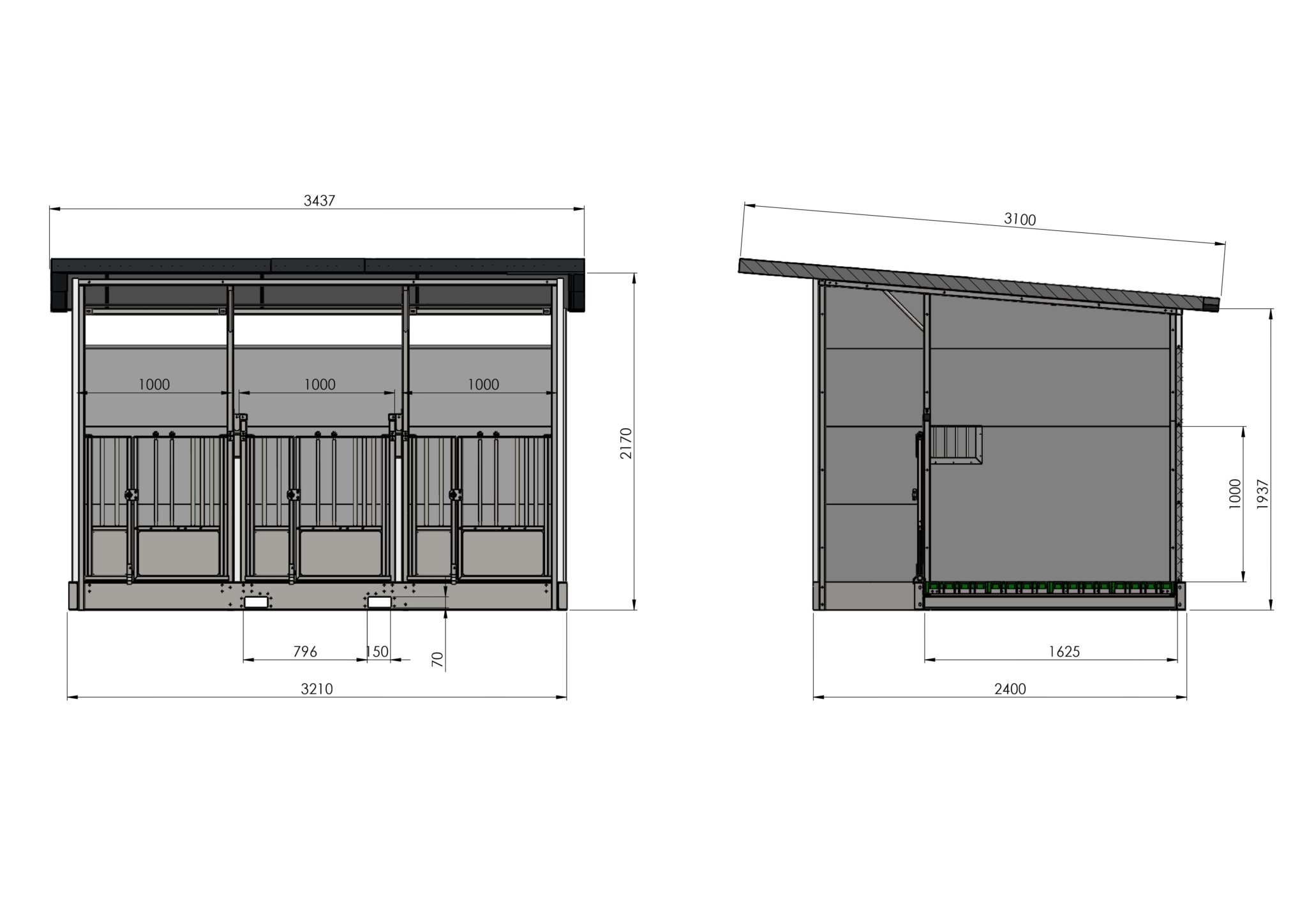Calf Hutch Dimensions & Calf Pen Size Requirements Topcalf