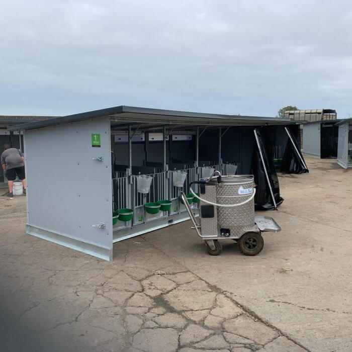 Draught-Proof calf hutches in Northern Ireland