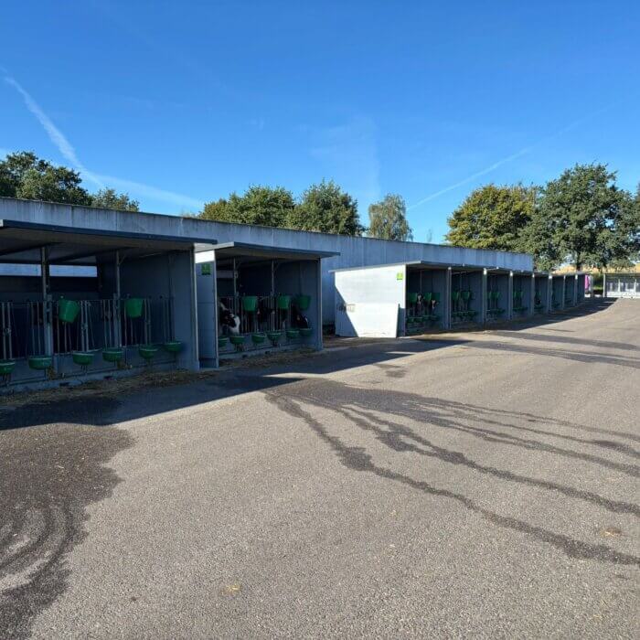 Satisfied farmer in Thuringia